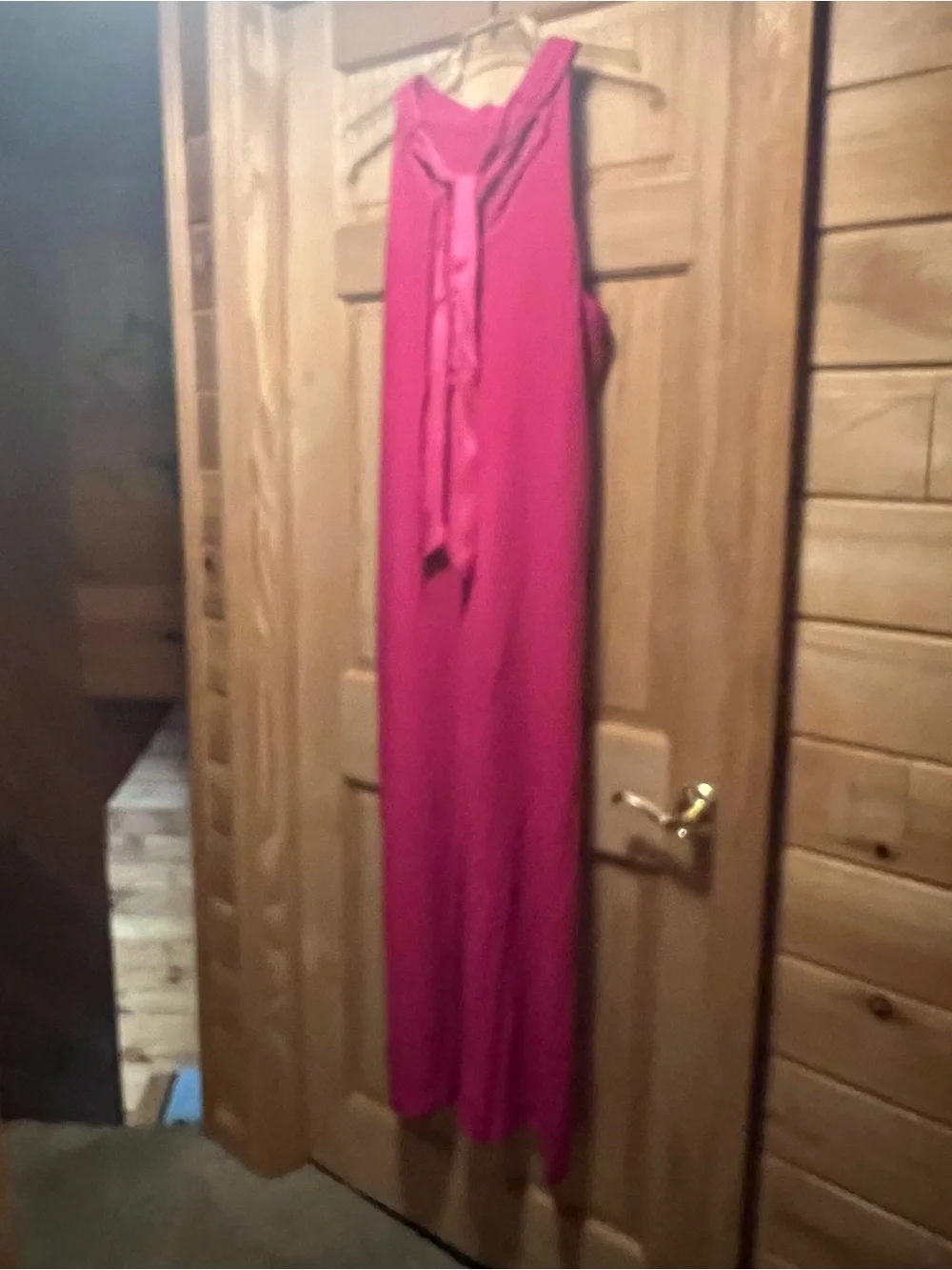 Lilly Pulitzer Hot Pink Sleeveless Maxi Dress